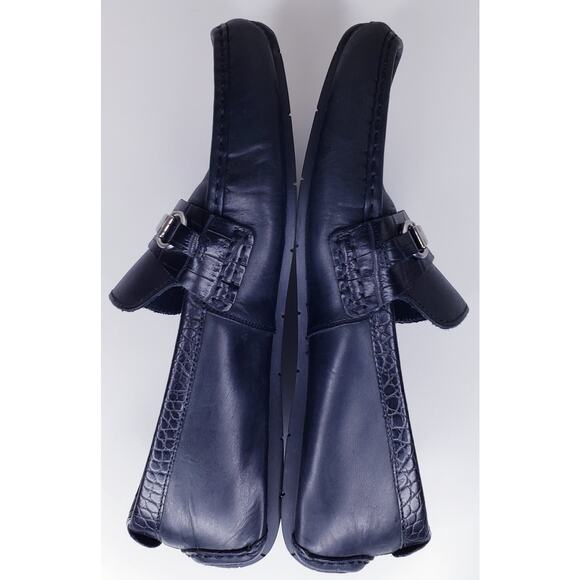 COLE HAAN Somerset Link Bit Loafers Black Leather Driving Shoes Men\'s Size 12M main image 8